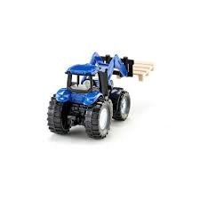 New Holland met palletvorken en pallet