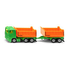 Kiepwagen met aanhanger