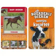 Boerderij dierenweetjes kwartet