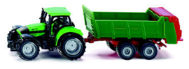 Deutz met mestaanhanger