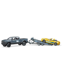 RAM 2500 power met aanhanger en roadster