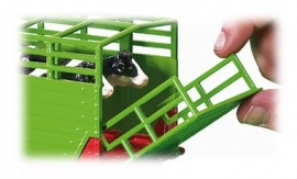Vee-aanhanger met 2 koeien