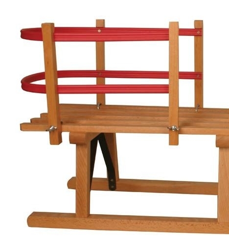 zitje rugsteun voor houten slee / sleeen | T-Toys Barneveld sinds 2009