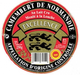 EXCELLENCE  Camembert De Normandie - 250 gr.