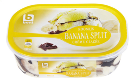 BONI SELECTION roomijs banana split   -   900 ml