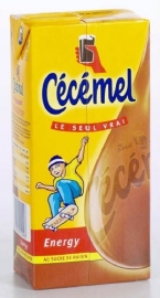 CECEMEL Energy chocolademelk, met druivensuiker, UHT - 1 L