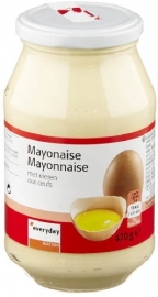 EVERYDAY  mayonaise met eieren - 470 gr, 500 ml.