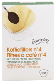 EVERYDAY  koffiefilters n°4, 100 stuks