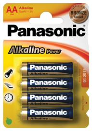 Panasonic  AA alkaline batterijen - 4 stuks