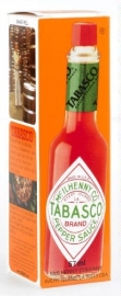 Tabasco (Mc ilhenny)  Rood - pikante rodepepersaus - "The Original", 57 ml.