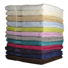 Luxe handdoek voor badkamer 60 x 110 cm, kleur volgens keuze - per 1 stuk.