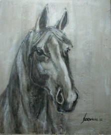 Paardenschilderij 'Sharif'