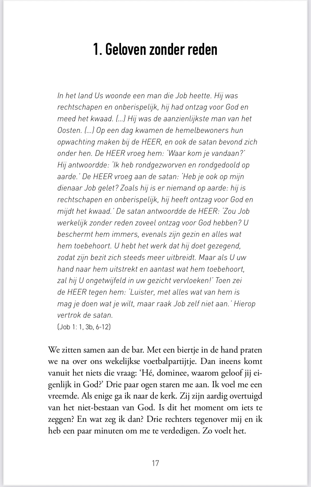 De Kwestie Job, door Dirk de Bree