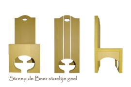 Streep de Beer Tafelset met  vier stoeltjes