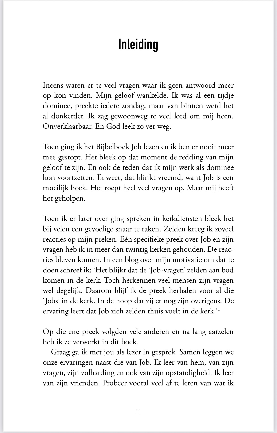 De Kwestie Job, door Dirk de Bree