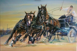 Paardenschilderij 'IJsbrand Chardon'