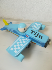 Vliegtuig blauw