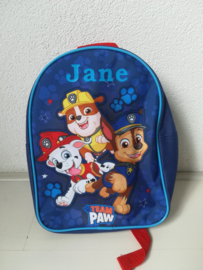 Rugzak Paw Patrol met/zonder naam