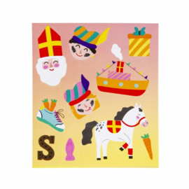 sinterklaas stickervel