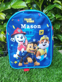 Rugzak Paw Patrol met/zonder naam