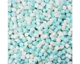 Mini marshmallow blauw