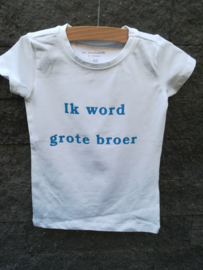 Shirt- Ik word grote broer/zus