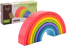 Regenboog blokken kleur 7-delig