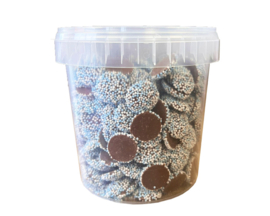 Mini chocolade flikken blauw