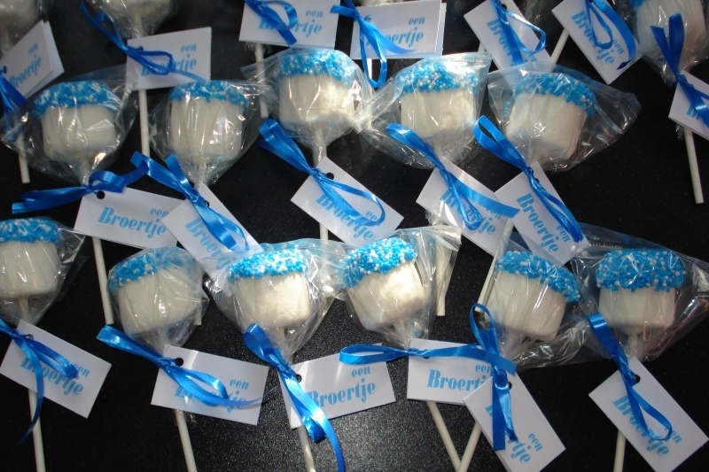 Ongekend marshmallow geboortelolly | Geboorte traktatie | www SH-01