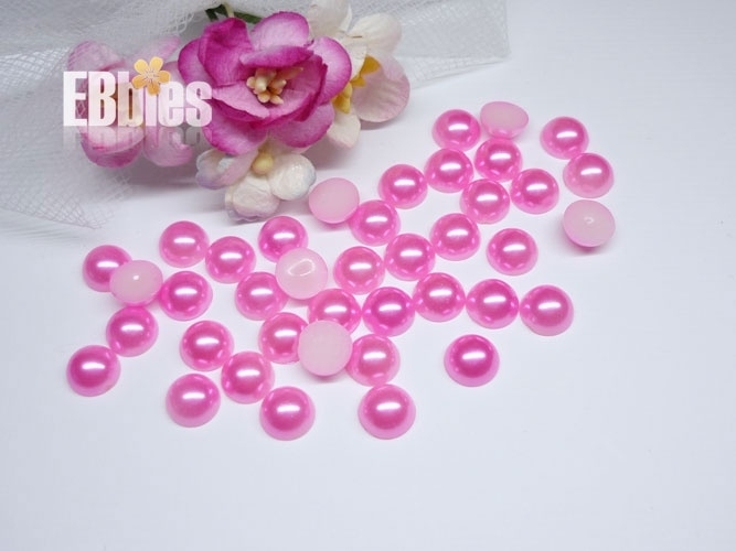 2 Punten - Halfparels - Candy Pink - 4mm