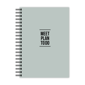 Meeting Notebook Meet Plan To Do