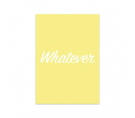 Studio Stationery Kaart Whatever