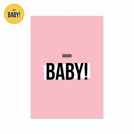 Studio Stationery kaart Oooooh Baby Girl