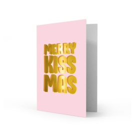 Studio Stationery Kaart Merry Kissmas