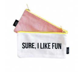 Studio Stationery Canvas bag Sure I like fun S