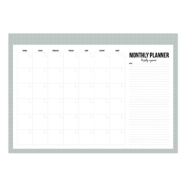 A3 Monthly planner Grid Salie