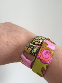 Huisteil Wikkelarmband 'Retro Pink'