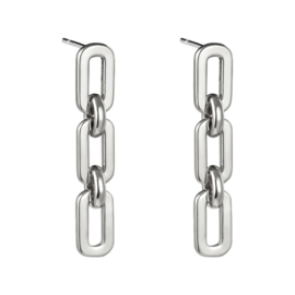 Earring chains - silver