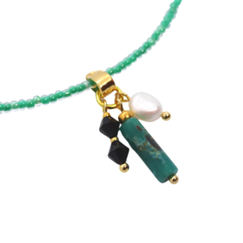 Necklace Miyuki Green