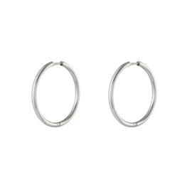 Hoops plain - gold & silver