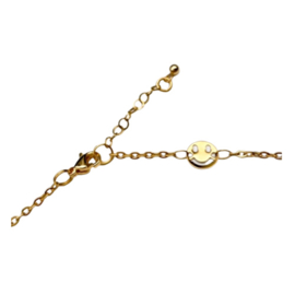 Gold plated smiley chain