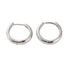 Hoops basic - gold &silver