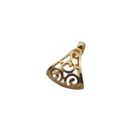 Triangular Gold Pendant