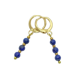 Earrings Lapis