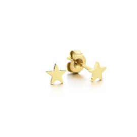 Studs stars - gold & silver