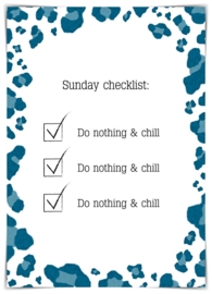 Sunday checklist