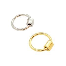 Round ring - gold plated