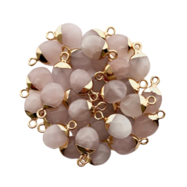 Rose Quartz Gemstone Charm