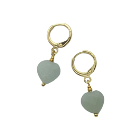 Earrings Amazonite