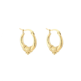 Bali hoops - gold & silver